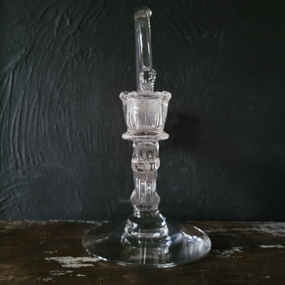 Vintage Heisey Flame Double Candle Holder - Picture 4 of 4